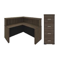 Conjunto Escritório Completo Woking Carvalho Branco - 1