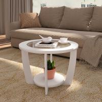 Mesa De Centro Com Tampo De Vidro Pinhais Branco - 3