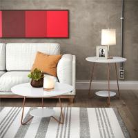 Jogo De Mesa Centro E Lateral Home Branco - 1