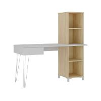 Mesa Para Computador Com 1 Gaveta Chipre Terrazza Carvalho - 1