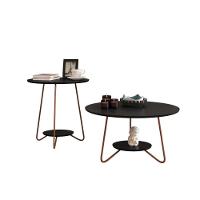 Jogo De Mesa Centro E Lateral Home Preto