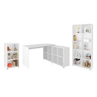 Conjunto Escritório Completo Ingolstadt Branco - 1