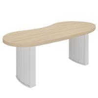 Mesa Para Escritório Chile Carvalho Branco - 1