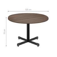 Mesa De Reunião Redonda 1.2 Red Afarra - 2