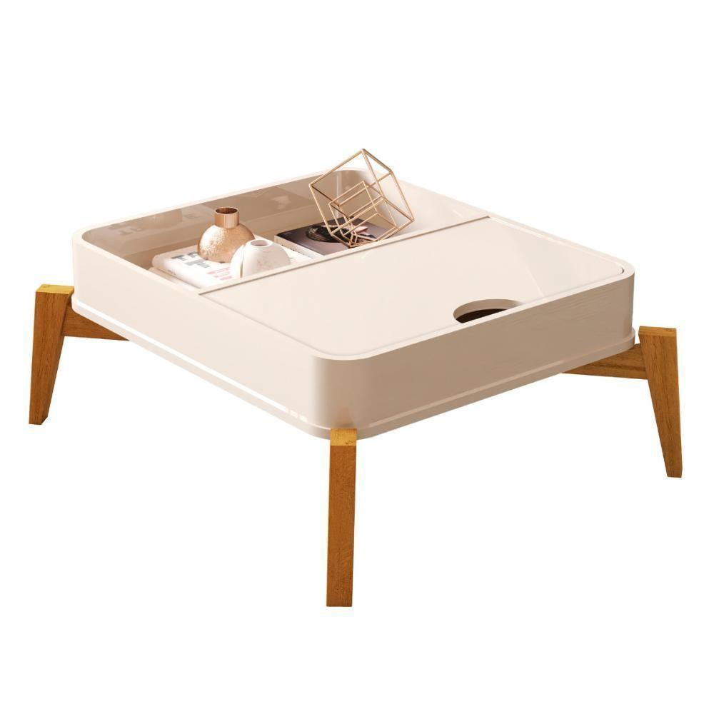 Mesa De Centro Adamantina Off White - 2