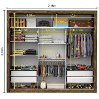 Guarda-roupa Ilheus Sem Espelho Demolição Carioca Móveis Demolição - 5