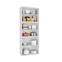 Paneleiro Duplo Luce 6 Portas 70cm Ipldv-70 Mx Itatiaia Branco Com Preto