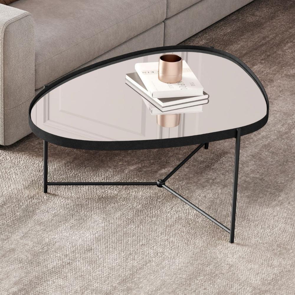 Mesa De Centro Charlotte Preto Preto Fosco - 1