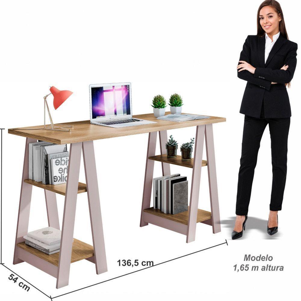 Escrivaninha Vigor Candian Jcm Movelaria Noronha Com Off White - 4