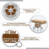 Escrivaninha Vigor Candian Jcm Movelaria Noronha Com Off White - 5