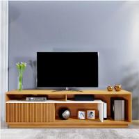 Rack Granada Para Tv Até 75 Polegadas Mavaular Naturalle Com Off White - 1