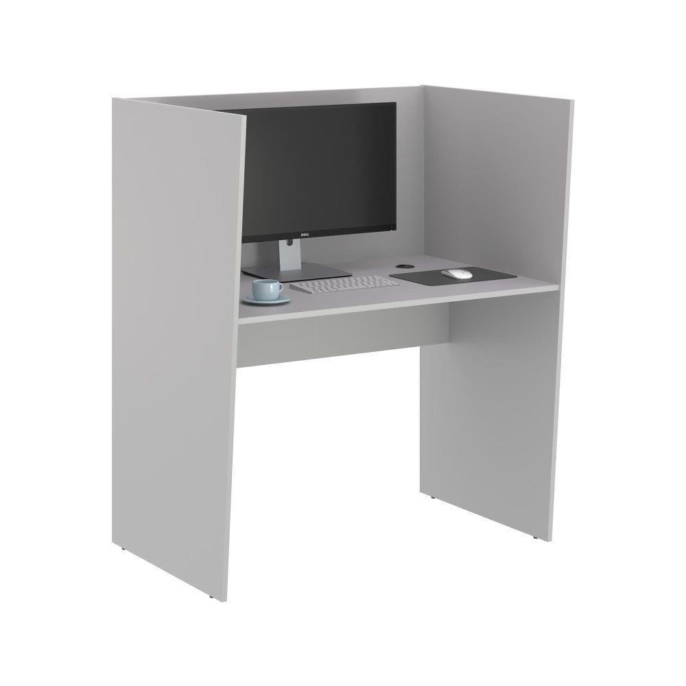 Mesa De Trabalho 1 Lugar Alaska Cinza - 1
