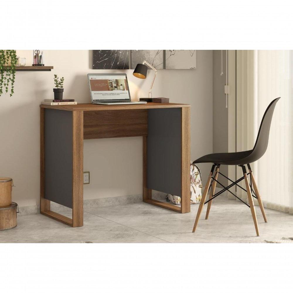 Mesa Para Computador Lewis Amendola Grafito - 4