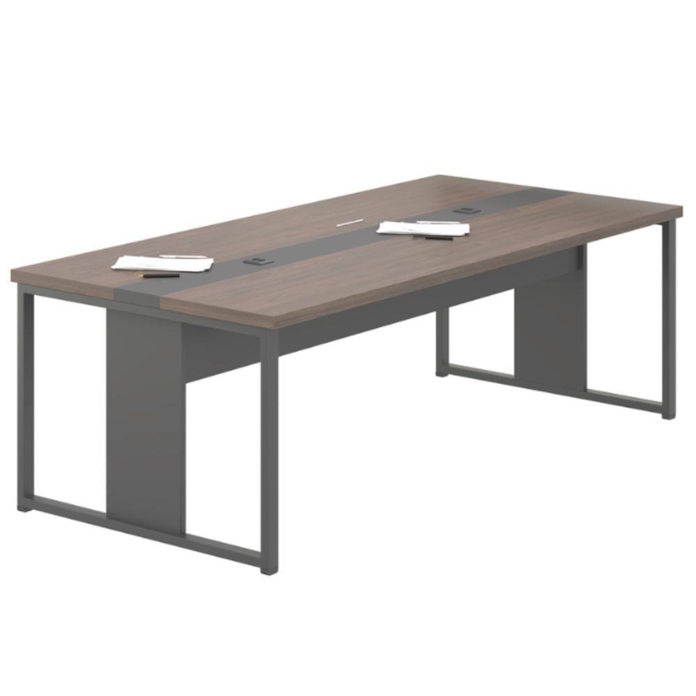 Mesa De Reunião Para Escritório Roma Freijó Preto - 3