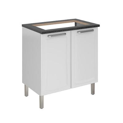 Balcão Para Cooktop Tarsila 5 Bocas 2 Portas Itatiaia Branco