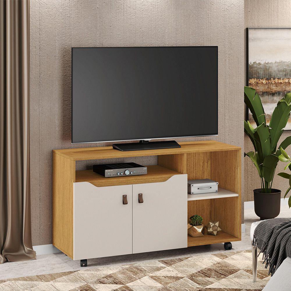 Rack Seleto Candian Jcm Movelaria Cinamomo Com Off White - 1