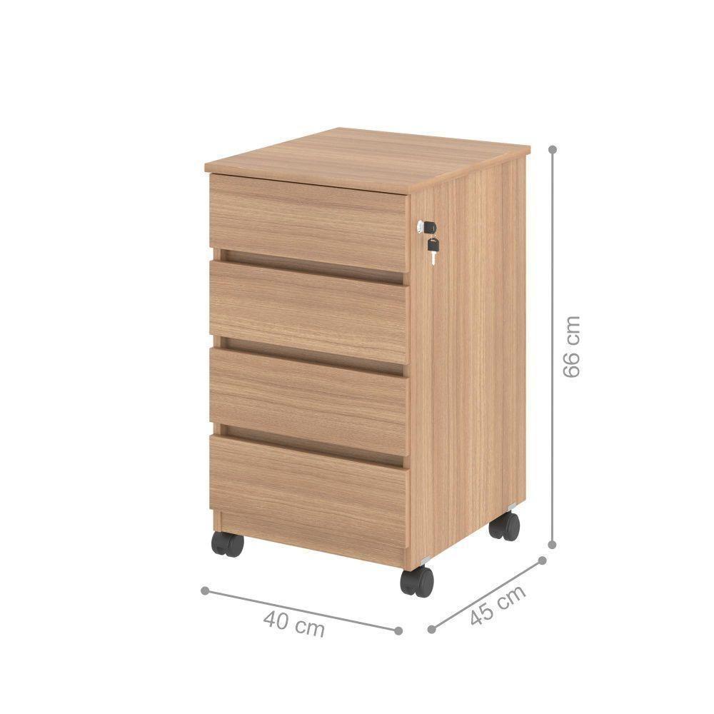 Gaveteiro Com 4 Gavetas Chelsea Montana - 2