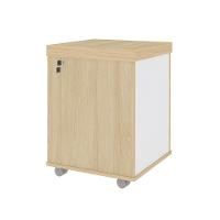 Conjunto De Gaveteiros Bournermonth Carvalho Branco - 2