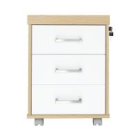 Conjunto De Gaveteiros Bournermonth Carvalho Branco - 6