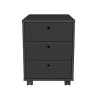 Conjunto De Gaveteiros Croydon Preto - 3