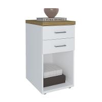 Conjunto De Gaveteiros York Olmo Branco - 5