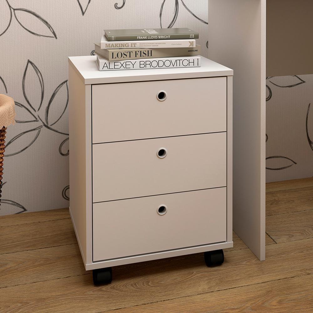 Conjunto De Gaveteiros Croydon Branco - 6