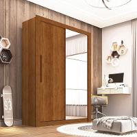 Guarda Roupa Com Espelho 2 Portas 2 Gavetas Panamá Sallêto Móveis Cinamomo