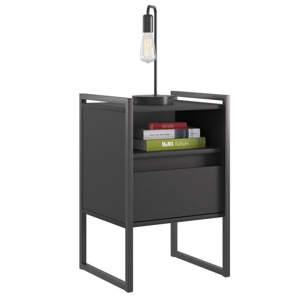 Gaveteiro Industrial Com Gaveta Kinfe Preto Onix - 2