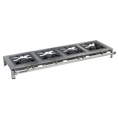 Fogão Industrial Stori Premium 4 Bocas 40x40 M4 Aço Inox 430 Metalmaq Fogão Baixa Pressão