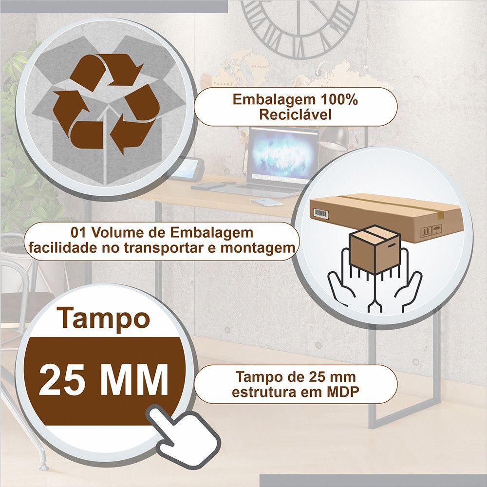 Escrivaninha Mega Candian Jcm Movelaria Cinamomo - 2