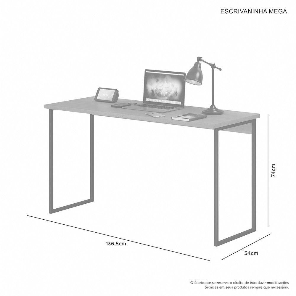 Escrivaninha Mega Candian Jcm Movelaria Cinamomo - 4