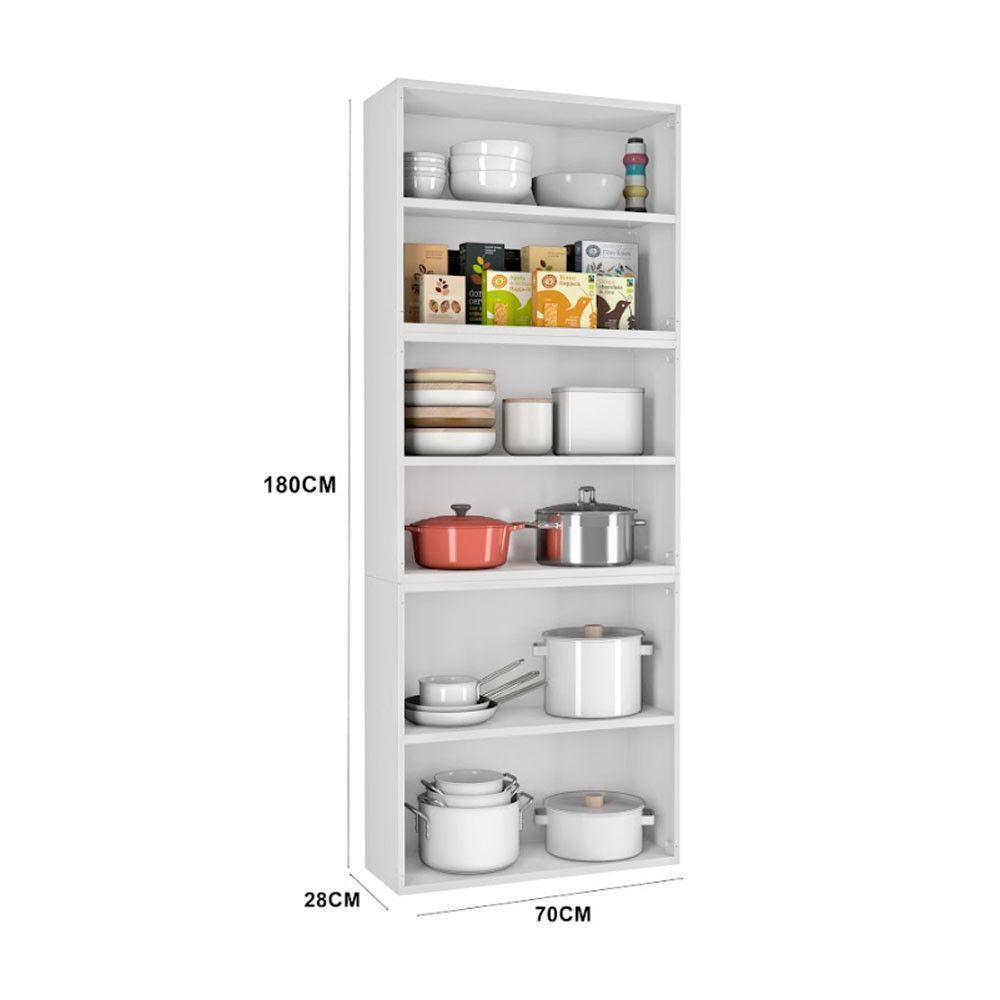 Paneleiro Luce Duplo 6 Portas 70cm Ipld-70 Mx Itatiaia Branco - 2