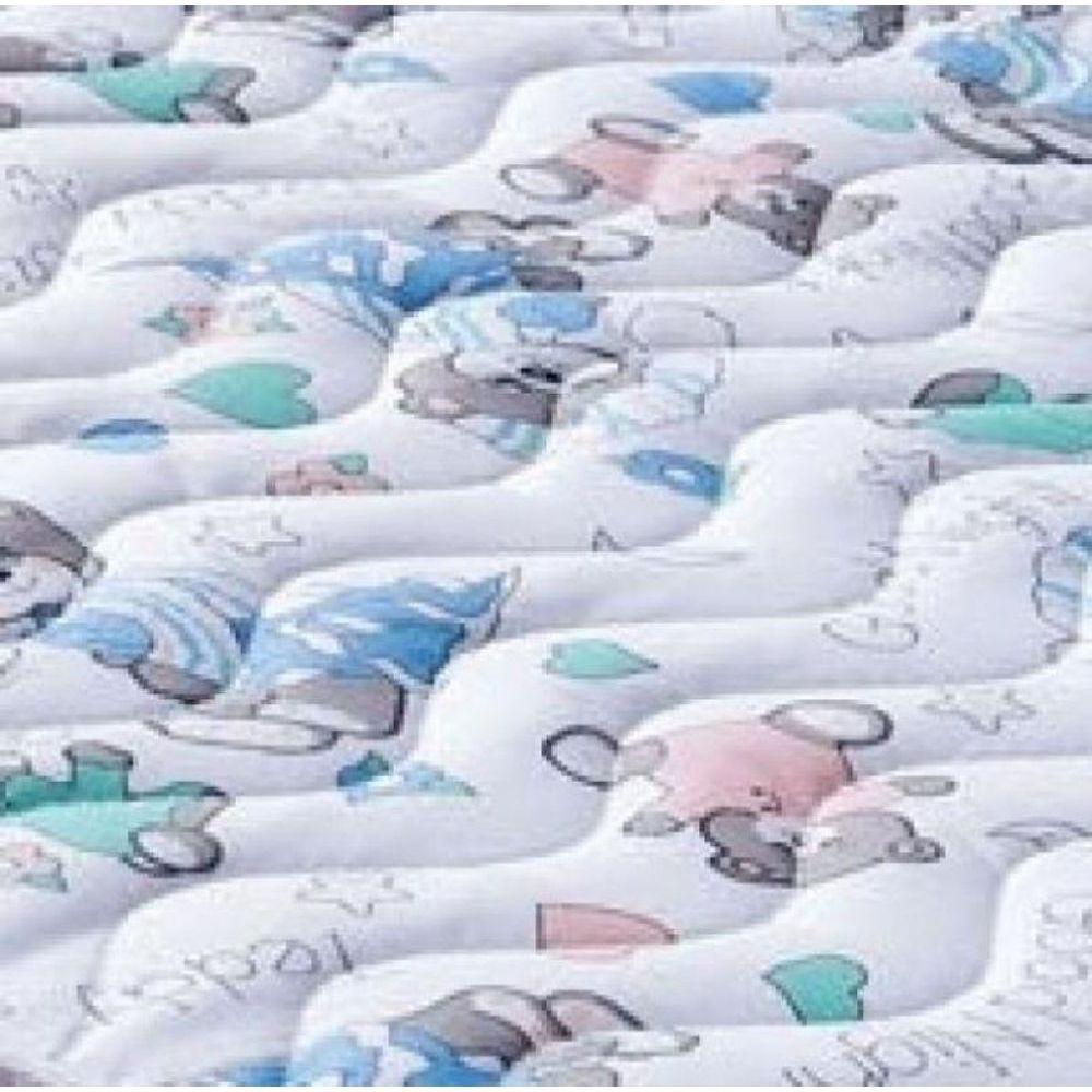 Colchão Berço 1 Lado Plastificado D18 60x10x130 Urso Meigo - 2