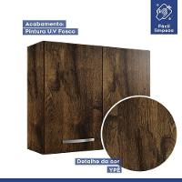 Armário Aéreo Valência Ipê 2 Portas 1 Prateleira Kaiki Móveis Ipê - 5