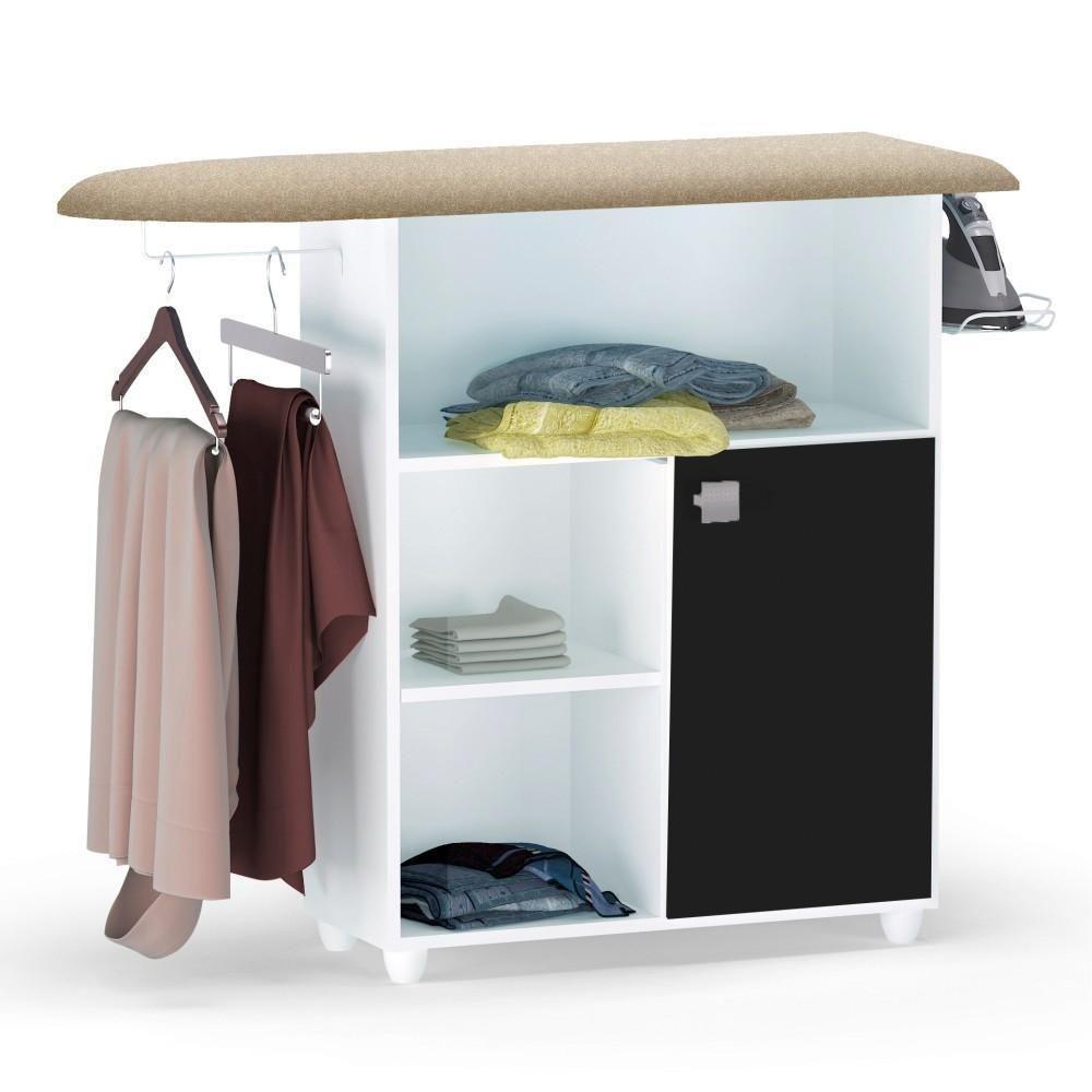 Tábua De Passar Roupas Melanie Branco Preto - 1