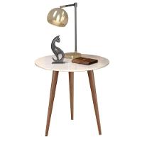 Conjunto De Mesas De Apoio E Lateral Teles Off White - 2