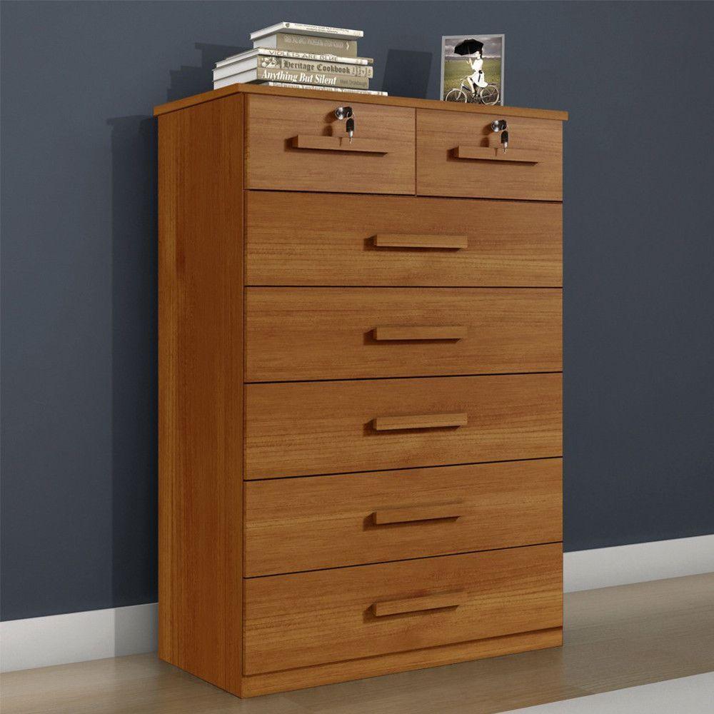 Cômoda Barcelona Com Escala De Brilho Fosco Benetil Cinamomo - 1