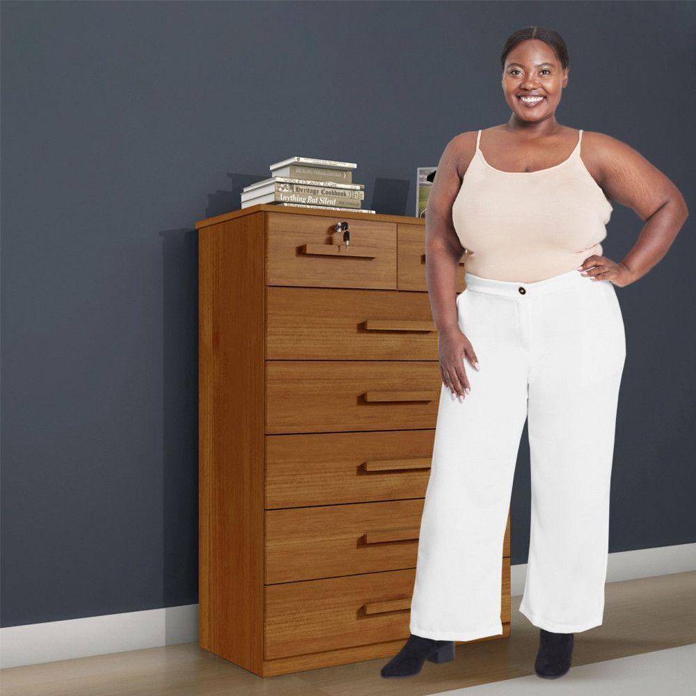 Cômoda Barcelona Com Escala De Brilho Fosco Benetil Cinamomo - 5