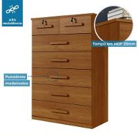 Cômoda Barcelona Com Escala De Brilho Fosco Benetil Cinamomo - 2