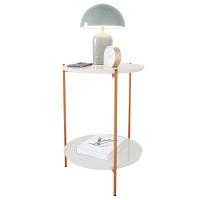 Mesa De Apoio Lateral Morada Off White/bronze - 2