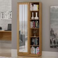 Armário Multiuso João Pessoa 1 Porta Com Espelho Valdemóveis Cinamomo - 2