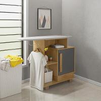 Tábua De Passar Com 1 Porta Yokohama Cinamomo Grafite - 2