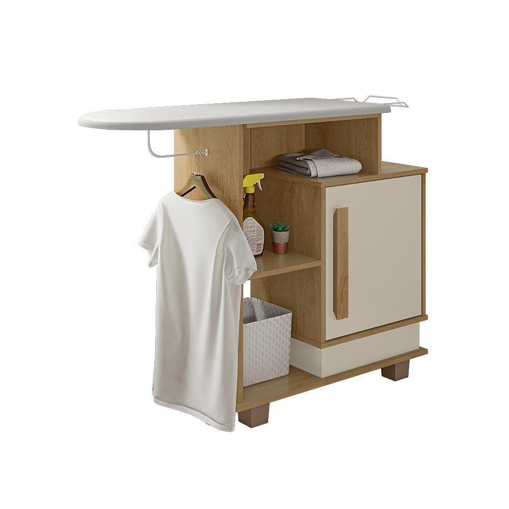 Tábua De Passar Com 1 Porta Yokohama Cinamomo Off White - 3