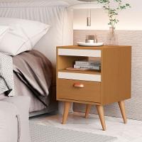 Kit Mesa Cabeceira 2 Unidades Erba Ype Off White - 3