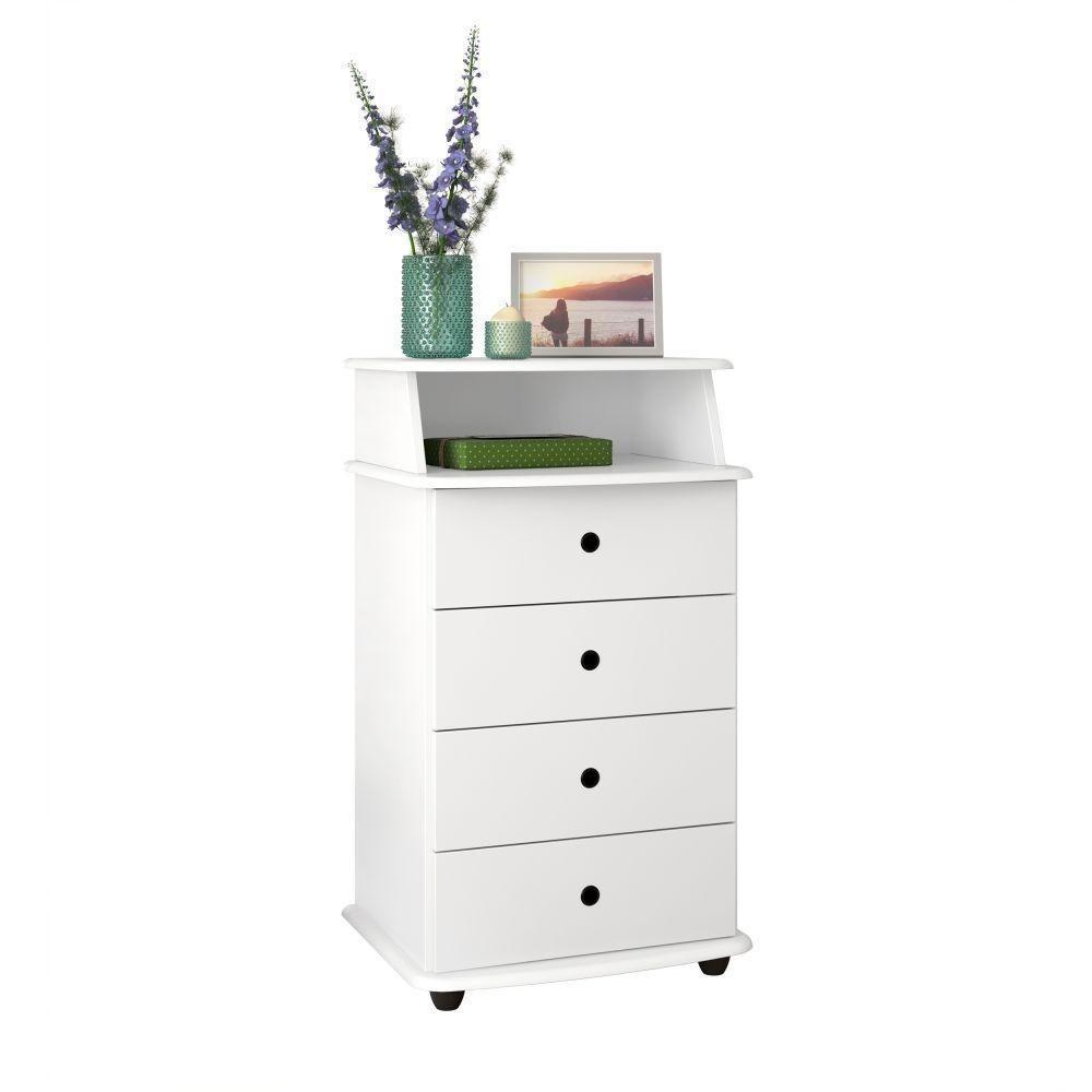 Kit De 2 Mesas De Cabeceira Lux Ll Branco - 4