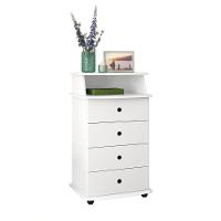 Kit De 2 Mesas De Cabeceira Lux Ll Branco