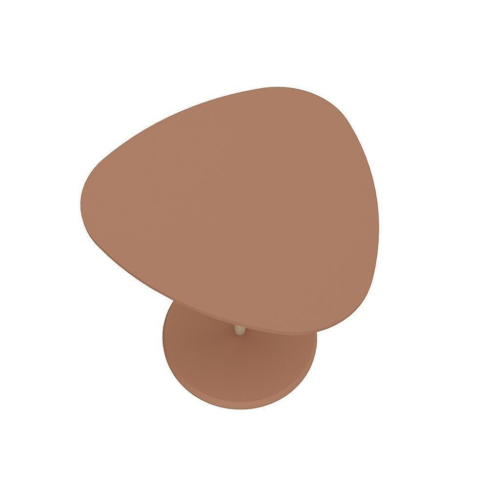 Mesa De Apoio Oval Smallville Terracota - 4