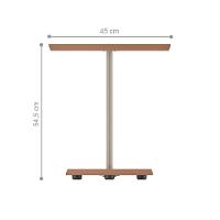 Mesa De Apoio Oval Smallville Terracota - 2