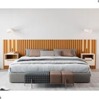 Cabeceira Ripada De Casal Com Led Locarno Nature Pérola - 1