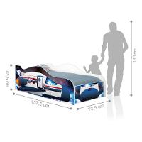 Cama Foguete Espacial Kids Infantil Com Colchão - 2